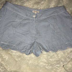 Red Camel blue and white striped shorts sz 11